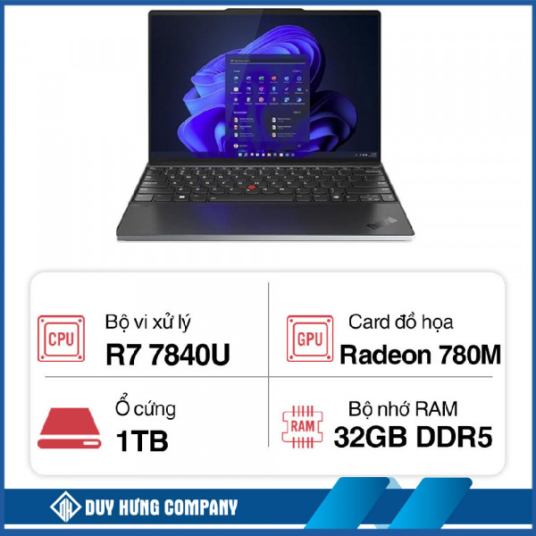 Laptop Lenovo ThinkPad Z13 G2 21JV001KVN (R7 Pro 7840U/ 32GB/ 1TB SSD/ Radeon 780M/ 13.3 inch WUXGA Touch/Win 11 Pro/ Flax Fiber Bronze/ Vỏ nhôm/3Y)