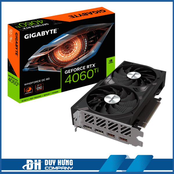 Card đồ họa GeForce RTX™ 4060 Ti WINDFORCE2 OC 8G