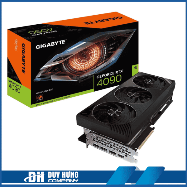 Card màn hình GIGABYTE GeForce RTX 4090 WINDFORCE 24G (GV-N4090WF3-24GD)