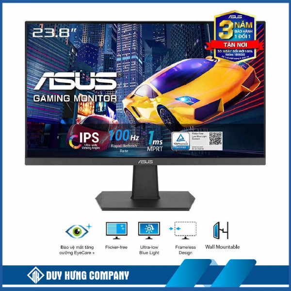 Màn hình Asus VA24EHF (23.8Inch/ Full HD/ 1ms/ 100HZ/ 250cd/m2/ IPS)