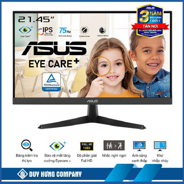 Màn hình Asus VY229HE (21.5Inch/ Full HD/ 1ms/ 75HZ/ 250cd/m2/ IPS)