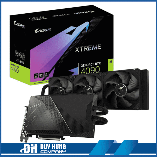 Card màn hình GIGABYTE AORUS GeForce RTX 4090 XTREME WATERFORCE 24G (GV-N4090AORUSX W-24GD)