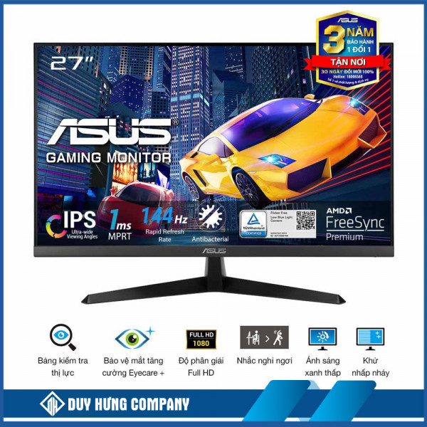 Màn hình gaming Asus VY279HGE (27.0Inch/ Full HD/ 1ms/ 144Hz/ 250cd/m2/ IPS)