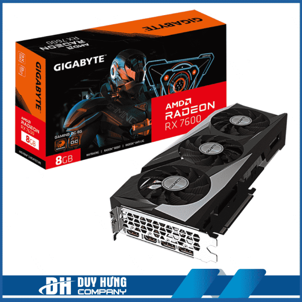 Card màn hình Gigabyte Radeon RX 7600 GAMING OC 8G GV-R76GAMING-OC-8GD