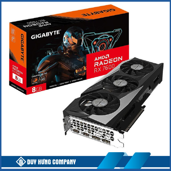 VGA Gigabyte Radeon RX 7600 GAMING OC 8G GV-R76GAMING-OC-8GD