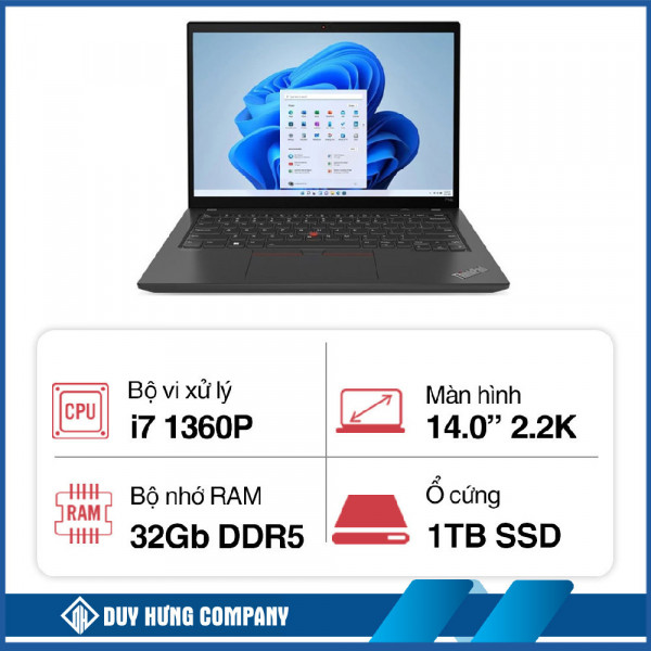 Máy tính xách tay Lenovo ThinkPad P14s G4 21HF0054VA (i7 1360P/ 32GB/ 1TB SSD/ RTX A500 4GB/ 14 inch 2.2K/ NoOS/ Black/ Vỏ nhôm/ 3Y)