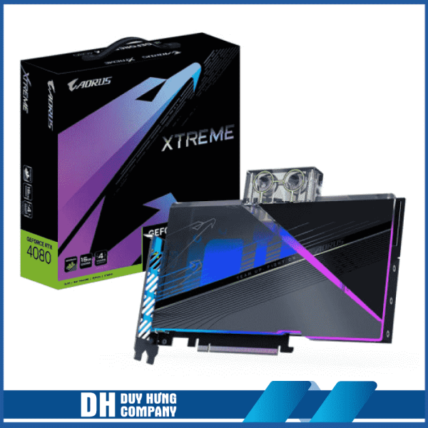 Card Màn Hình Gigabyte AORUS GeForce RTX 4080 16GB XTREME WATERFORCE WB (GV-N4080AORUSX WB-16GD)