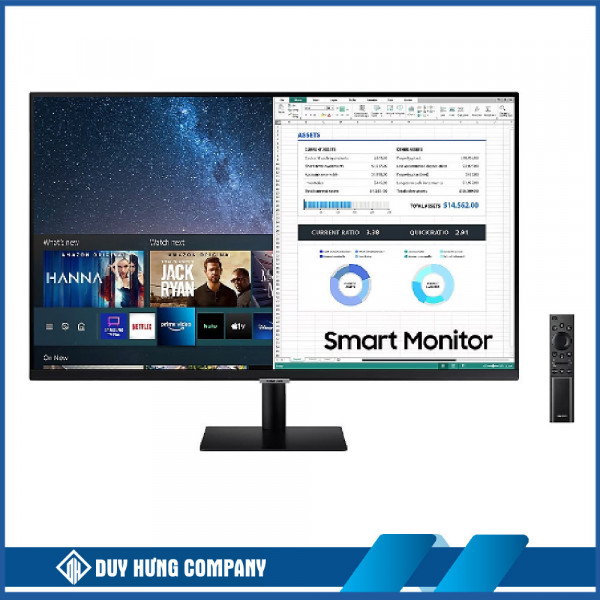 Màn hình thông minh Samsung M5 LS32CM500EEXXV (31.5Inch/ Full HD/ 4ms/ 60HZ/ 250cd/m2/ VA/ Loa/ Wifi/Bluetooth)