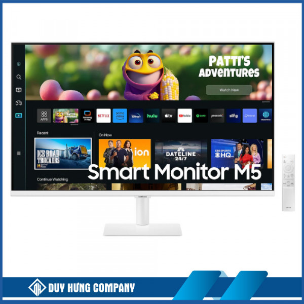 Màn hình thông minh Samsung M5 LS32CM501EEXXV Trắng (31.5Inch/ Full HD/ 4ms/ 60HZ/ 250cd/m2/ VA/ Loa/ Wifi/Bluetooth)