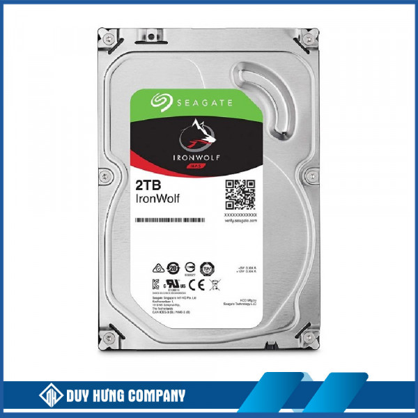 Ổ cứng Seagate Ironwolf 2TB NAS SATA 5400rpm 256MB cache (ST2000VN003)