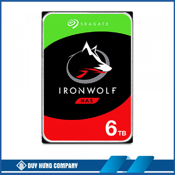 Ổ cứng Seagate Ironwolf 6TB NAS SATA 5400rpm 256MB cache (ST6000VN006)