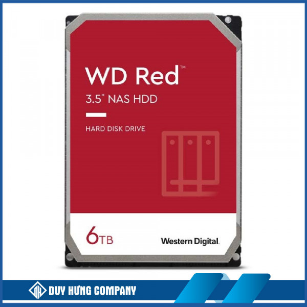 Ổ cứng Western Digital Red Plus 6TB 3.5 inch 256MB Cache 5400RPM (WD60EFPX)