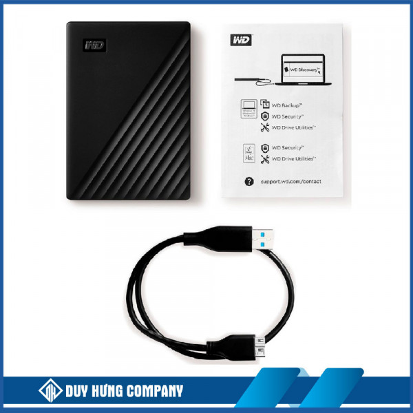 Ổ cứng di động Western My Passport 2Tb USB3.2 - Đen