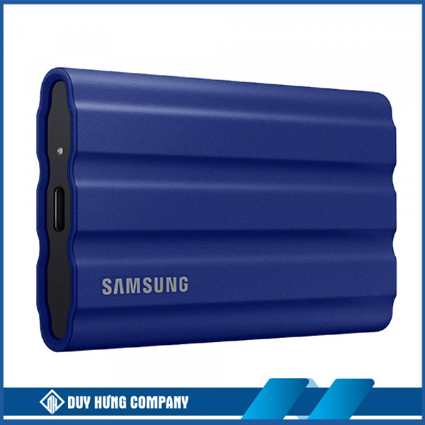 Ổ cứng di động SSD Samsung T7 Shield 1Tb MU-PE1T0R/WW (USB3.2/ 1050MB/s/ 1000MB/s/ Xanh)