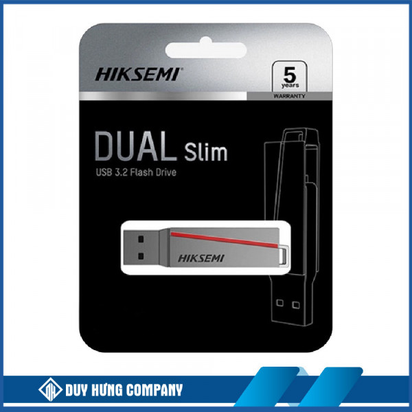 USB Hiksemi E307C 64Gb USB3.2 và USB-C