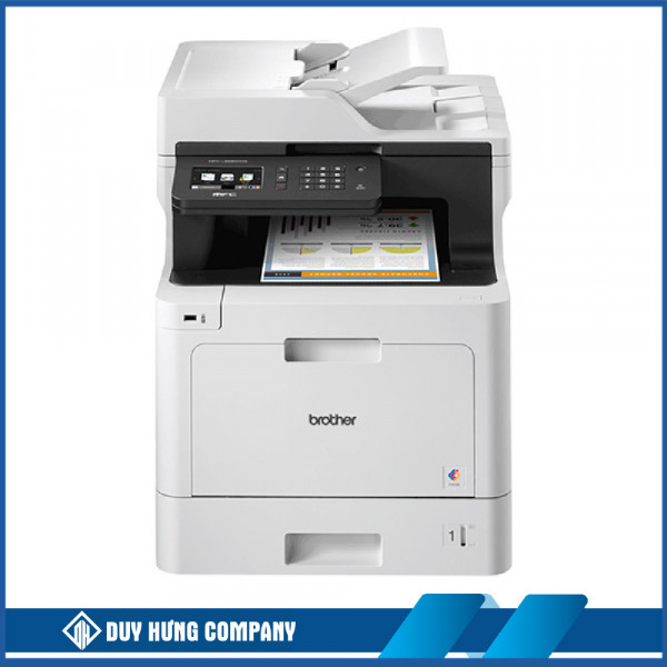 Máy in laser màu Brother MFC-L8690CDW (A4/A5/ Copy/ Scan/ Fax/ Đảo mặt/ ADF/ USB/ LAN/ WIFI)