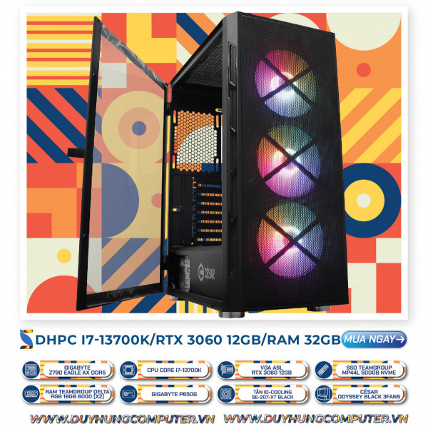 DHPC I7-13700K | RTX 3060 12GB | RAM 32GB