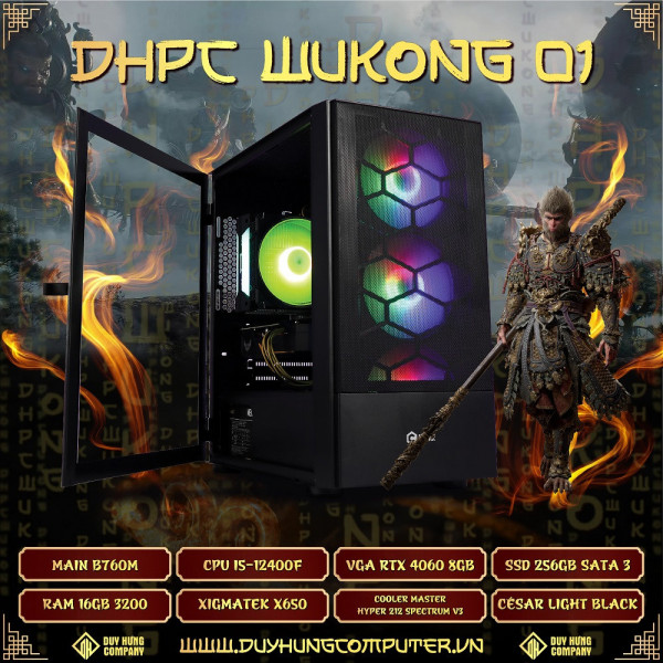 DHPC WUKONG 01(I5-12400f | RTX 4060 8GB | RAM 16GB)