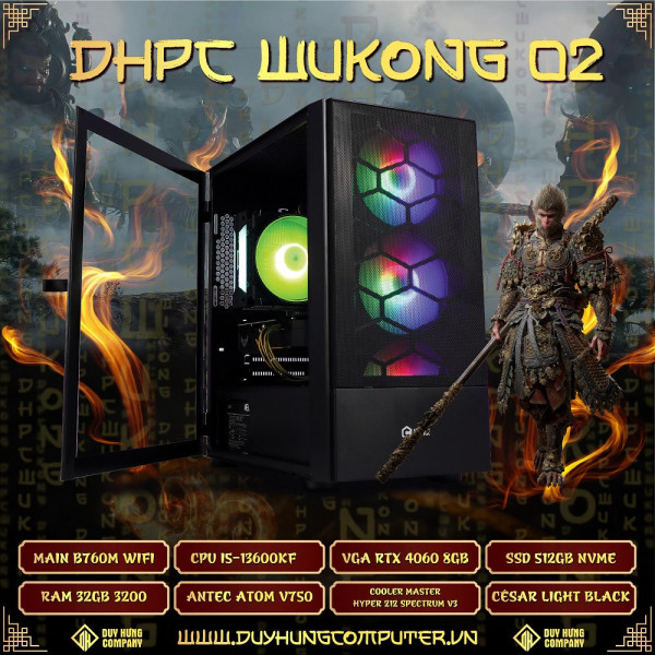 DHPC WUKONG 02(I5-13600KF | RTX 4060 8GB | RAM 32GB)