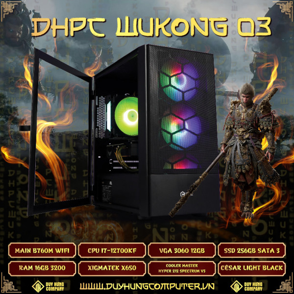 DHPC WUKONG 03(I7-12700KF | RTX 3060 12GB | RAM 16GB)