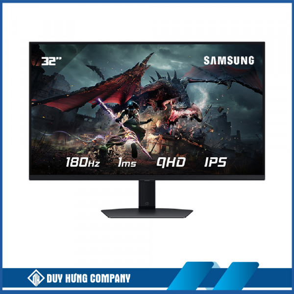 Màn Hình Gaming SAMSUNG Odyssey G5 G50D LS32DG502EEXXV (32 inch - IPS - 2K - 180Hz - 1ms)