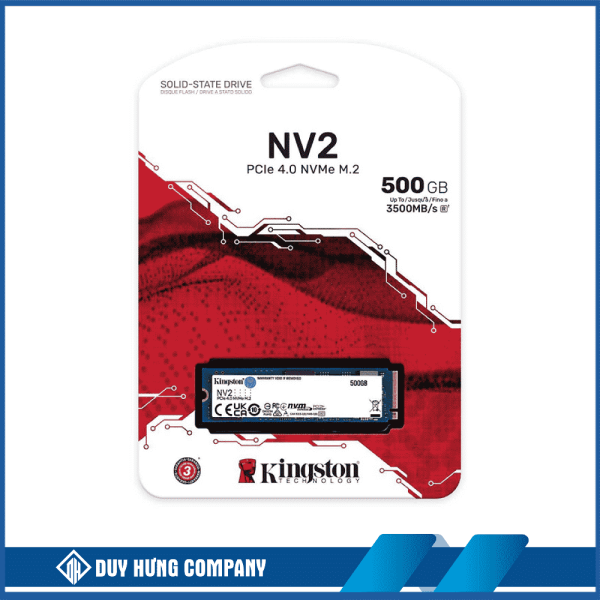 Ổ cứng SSD Kingston NV2 500GB PCIe 4.0 x4 NVMe M.2 (SNV2S/500G)