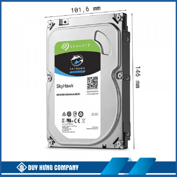 Ổ Cứng HDD Seagate SkyHawk AI 8TB 3.5 inch, 7200R, SATA, 256MB Cache (ST8000VE001)