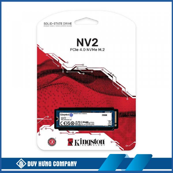 Ổ cứng SSD Kingston SNV2S 1TB NVMe M.2 2280 PCIe Gen 4x4 (Đọc 3500MB/s - Ghi 2100MB/s) - (SNV2S/1000G)