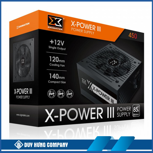 Nguồn máy tính XIGMATEK X-POWER X-450 (EN40490)
