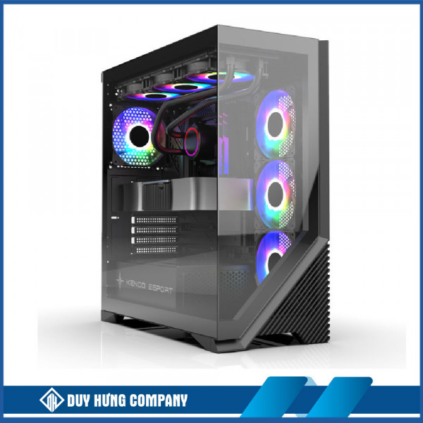 Vỏ case KENOO ESPORT FK800 - Đen (eATX / Mid Tower)