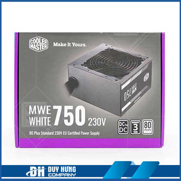 NGUỒN COOLER MASTER 750W MWE WHITE