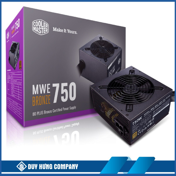 Nguồn Cooler Master MWE Bronze V2 750w (80 Plus Bronze/Màu Đen)