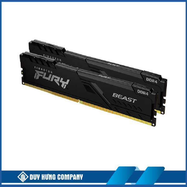 Ram Desktop Kingston Fury Beast (KF432C16BBK2/16) 16GB (2x8GB) DDR4 3200Mhz