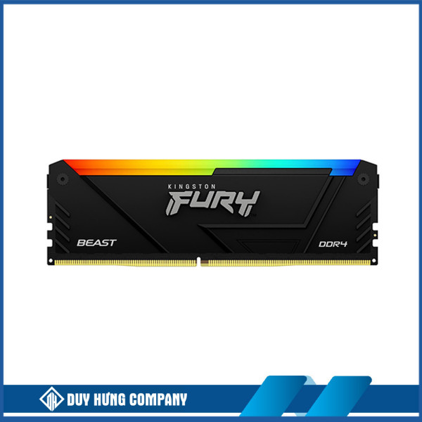 Ram Desktop Kingston Fury Beast RGB (KF432C16BB2A/8) 8GB (1x8GB) DDR4 3200Mhz