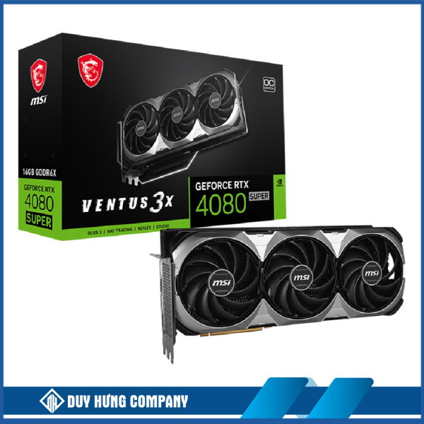 VGA MSI GeForce RTX 4080 SUPER VENTUS 3X OC (16GB/ GDDR6X/ 256 bit)