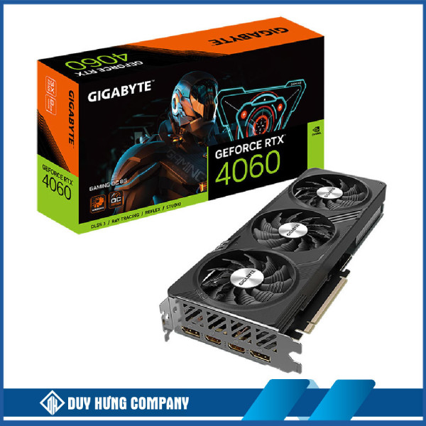 VGA Gigabyte GeForce RTX 4060 GAMING OC (8GB/ GDDR6/ 128 bit)