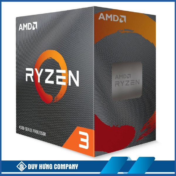 CPU AMD Ryzen 3 4100 (3.8 GHz turbo upto 4.0GHz / 11MB / 4 Cores, 8 Threads / 65W / Socket AM4)