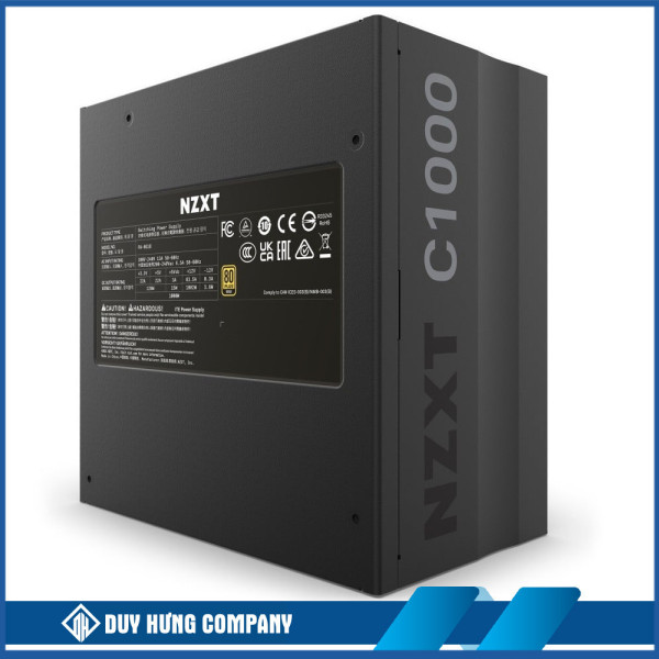 Nguồn máy tính NZXT C1000 - 1000W, 80 Plus Gold ( PA-0G1BB-EU )