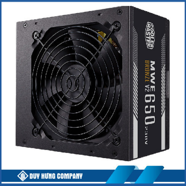 Nguồn máy tính Cooler Master MWE V2 230V 650 650W Plus Bronze  (80 Plus Bronze/Màu Đen)  