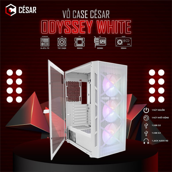 Vỏ Case César Odyssey White