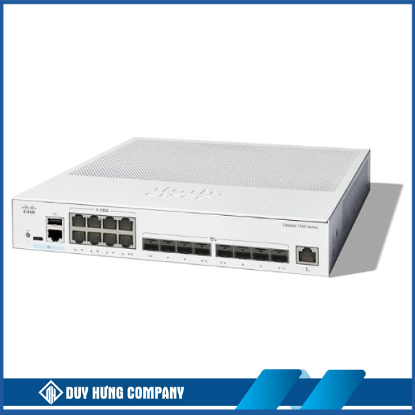 Switch Cisco Catalyst C1300-16XTS 8 x 10G copper, 8 x 10G SFP+