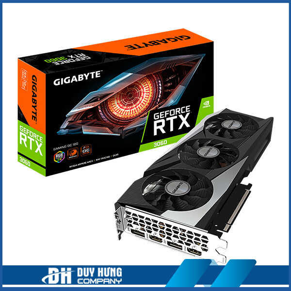 VGA GIGABYTE GeForce RTX 3060 GAMING OC 12G (rev. 2.0) (GV-N3060GAMING OC-12GD)