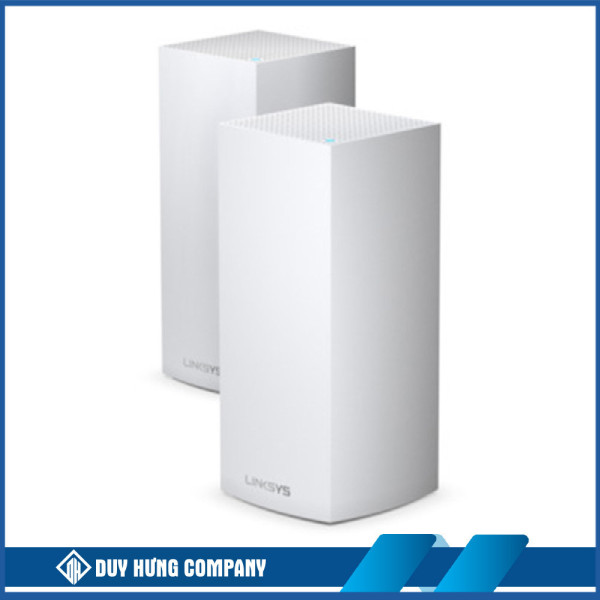 Bộ phát wifi 6 Linksys Velop MX8400-AH 2-Pack Tri-Band (Chuẩn AX/ AX4200Mbps/ Ăng-ten ngầm/ Wifi Mesh/ Dưới 80 User)