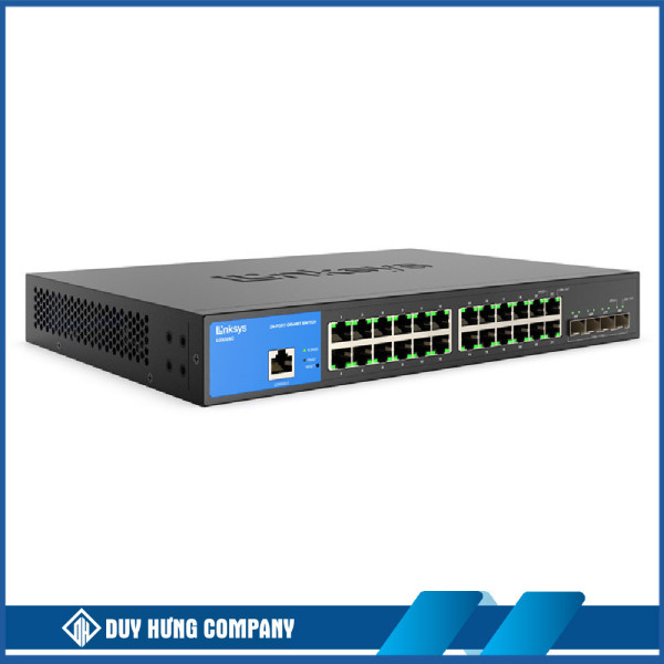 Switch Linksys LGS328C 24-Port Managed Gigabit Ethernet Switch with 4 10G SFP+ Uplinks