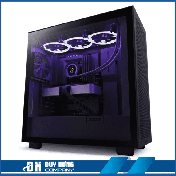 Vỏ case NZXT H7 Flow Black (Mid Tower / Màu Đen)