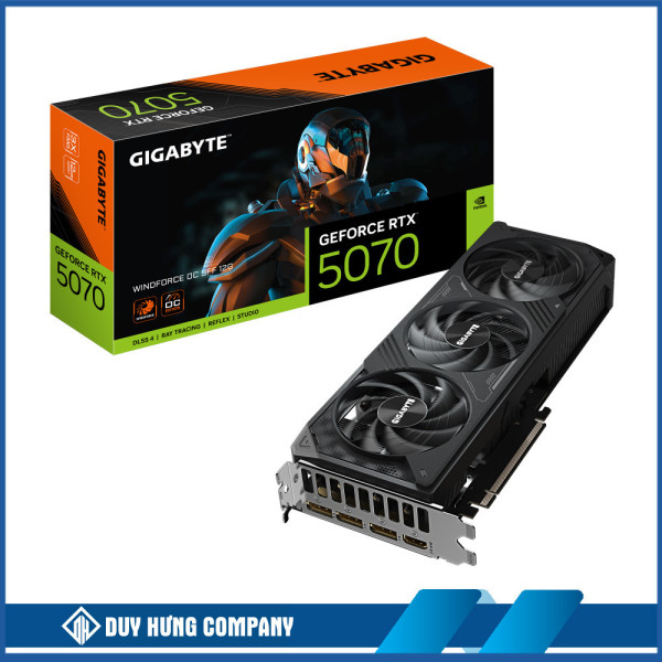 Card đồ họa GIGABYTE RTX™ 5070 WINDFORCE OC SFF 12G (GV-N5070WF3OC-12GD)