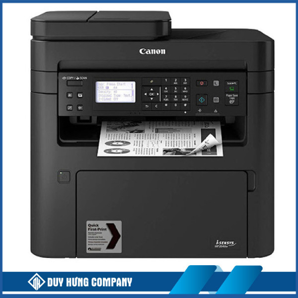 Máy in laser đen trắng Canon MF264DW (NK) (A4/A5/ In/ Copy/ Scan/ Đảo mặt/ ADF/ USB/ LAN/ WIFI)