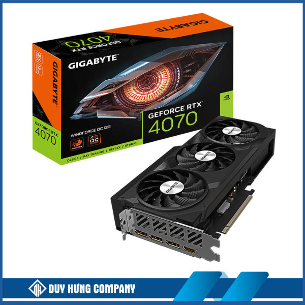 VGA Gigabyte RTX 4070 Windforce OC 12GB (N4070WF3 OC-12GD)