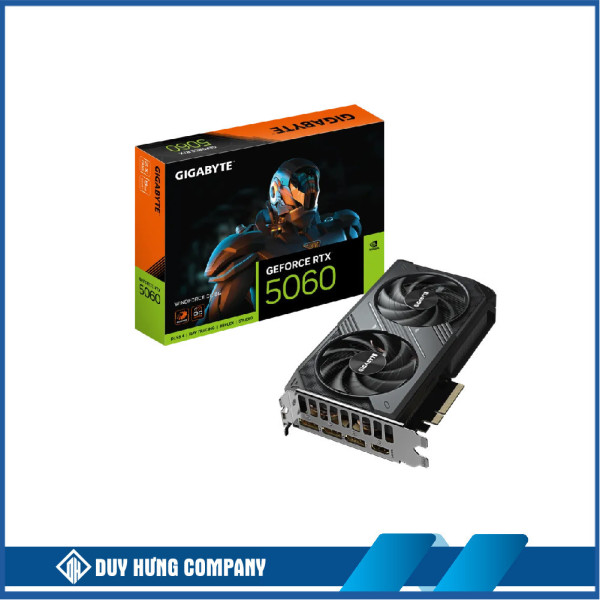 Vga Gigabyte RTX 5060 WINDFORCE OC 8GB (N5060WF2OC-8GD)