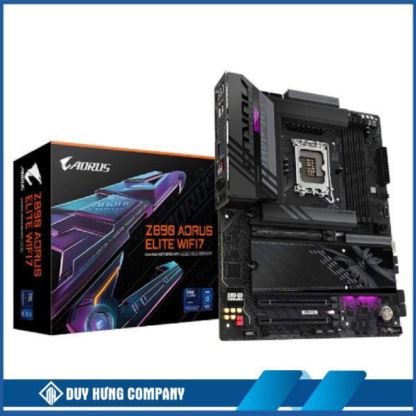 Mainboard Gigabyte Z890 AORUS ELITE WIFI7 DDR5 (Intel Z890/ Socket 1851/ ATX/ 4 khe ram/ 2.5 Gigabit LAN)